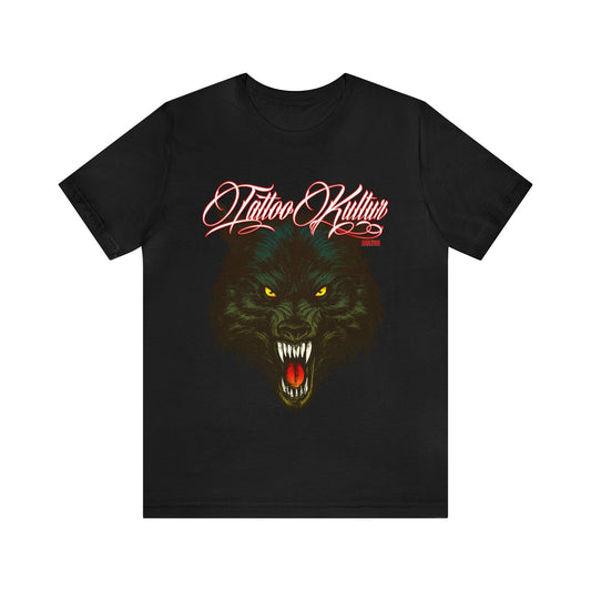 Tattoo Kultur - Wolf Snarl Unisex Jersey Short Sleeve Tee Verdine Daniels